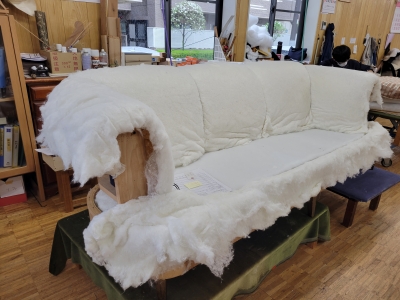 家具修理 ドレクセルソファ張替修理事例 - ダニエルブログ